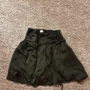 Aerie green silky skirt